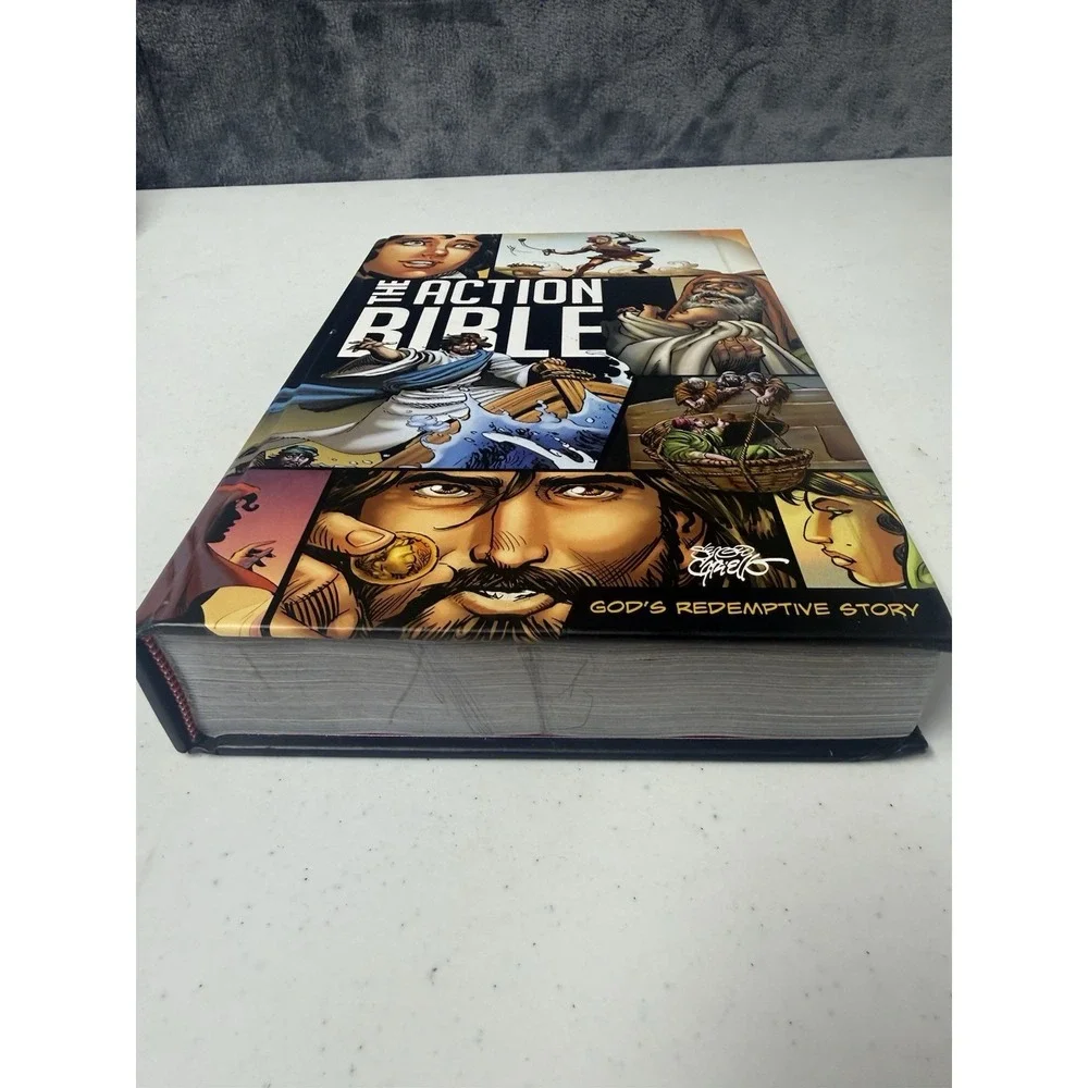 The Action Bible: God's Redemptive Story by Sergio Cariello First Edition 2020